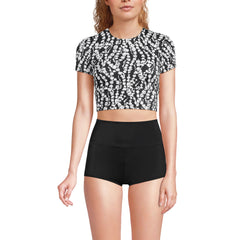 Women's D-Cup Tugless Cap Sleeve Midkini Top