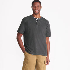 Men's Short Sleeve Super-T Henley