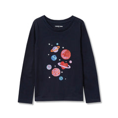 Girls Long Sleeve Graphic Tee