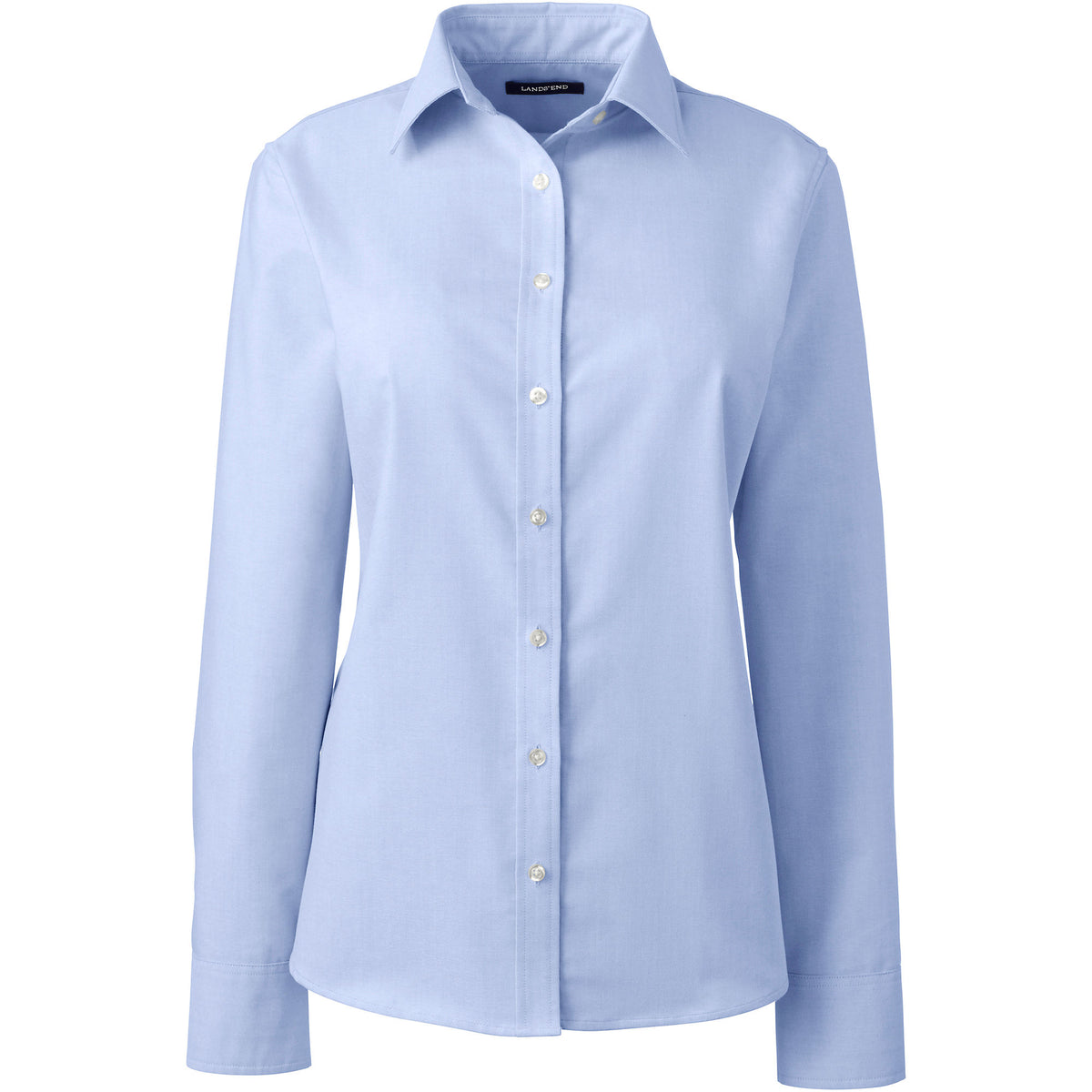 School Uniform Women's Plus Size Long Sleeve Oxford Shirt