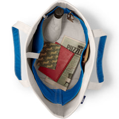 Large 5 Pocket Open Top Canvas Tote Bag