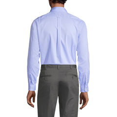 Men's Long Sleeve No Iron Pinpoint Dress Shirt