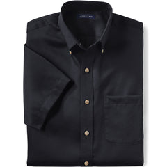 School Uniform Men's Big Short Sleeve Performance Twill Shirt