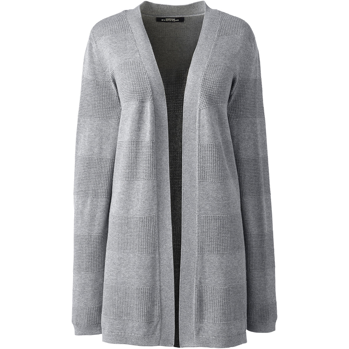 School Uniform Women's Cotton Modal Texture Stripe Open Cardigan Sweater
