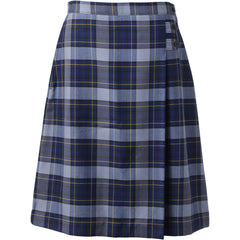 Women's Plaid A-line Skirt Below the Knee