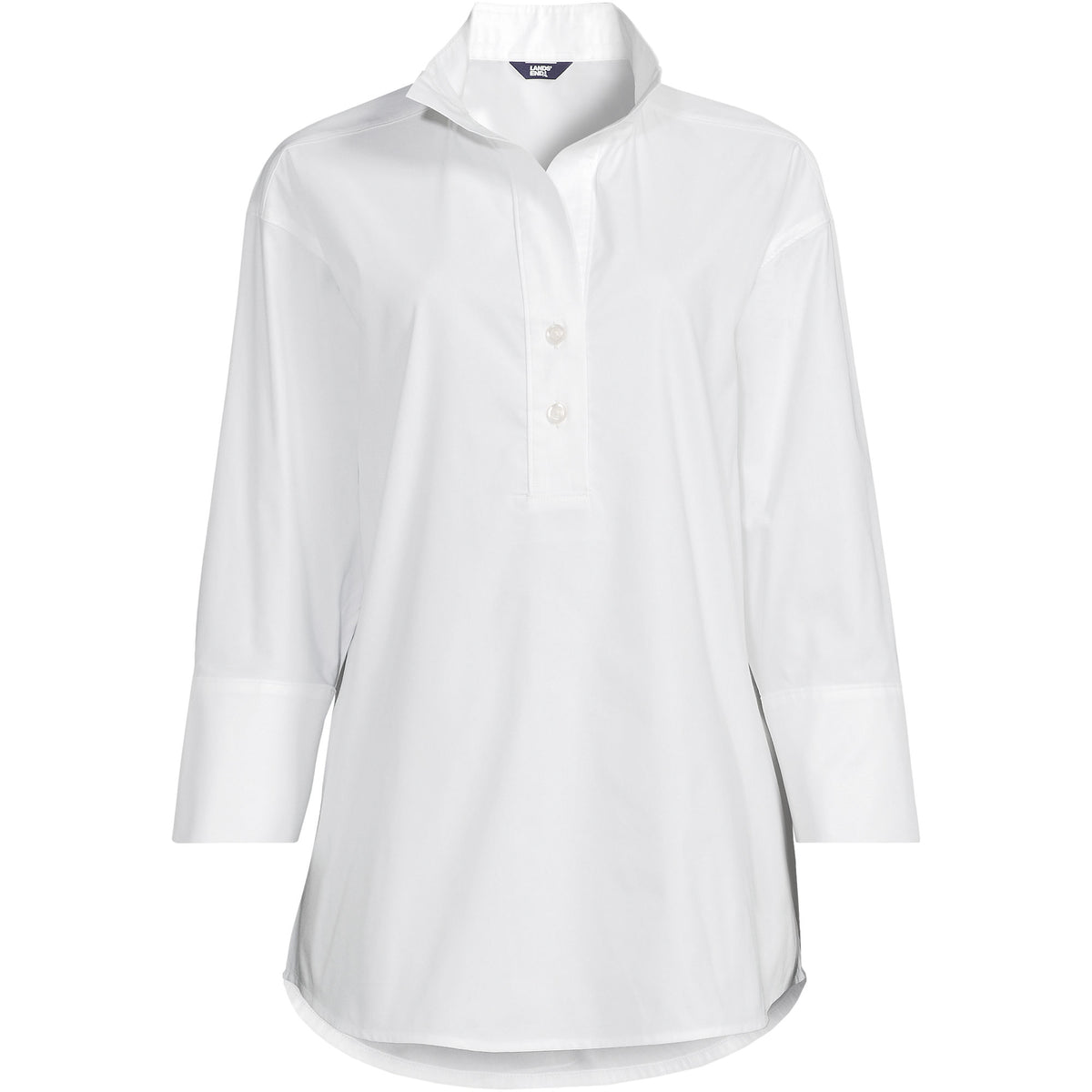 Women's Petite Cooling Popover Oversized Tunic