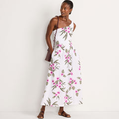 Women's Poplin Pull On Maxi Skirt