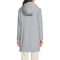 Women's Wool Coat with Removable Dickey