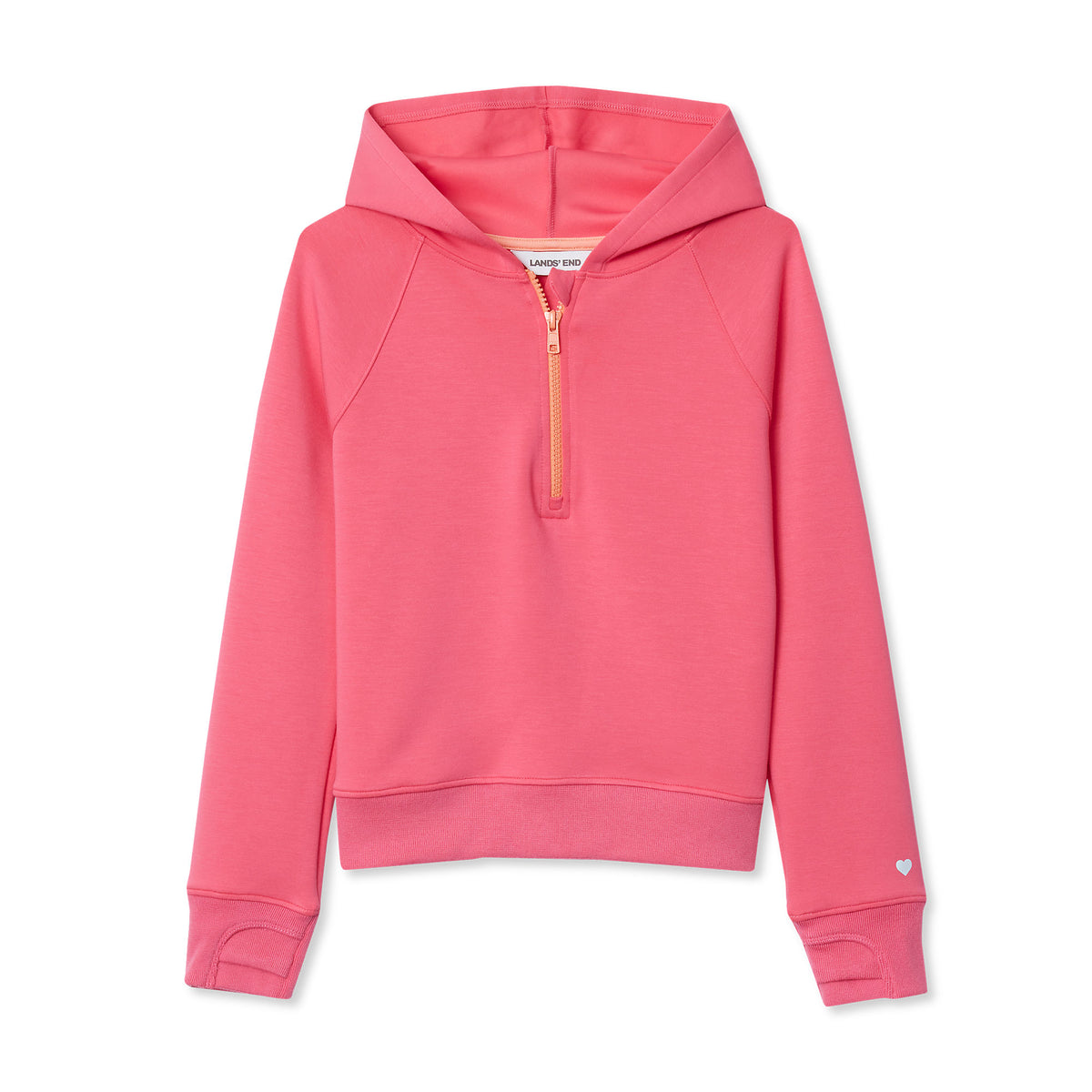 Girls Active Quarter Zip Sweatshirt
