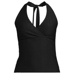 Women's Texture Halter Tankini Swimsuit Top