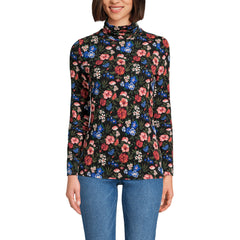 Lightweight Jersey Long Sleeve Turtleneck
