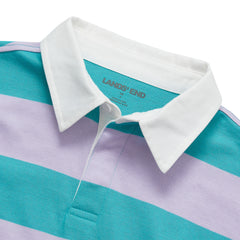 Girls Long Sleeve Stripe Rugby Shirt