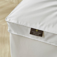 Farm to Home Organic Cotton 2" Gusseted Down Alternative Mattress Topper