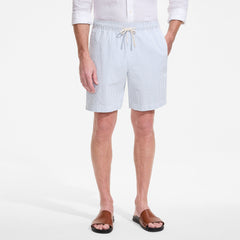 Men's Big 7" Seersucker Pull On Deck Short