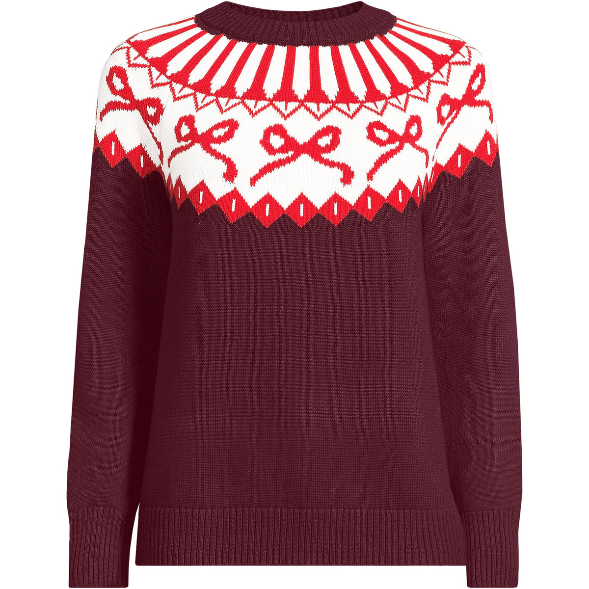 Women's Drifter Jacquard Raglan Crew Neck Sweater