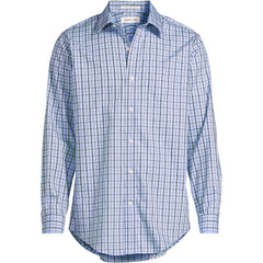 Men's No Iron Supima Cotton Pinpoint Straight Collar Dress Shirt