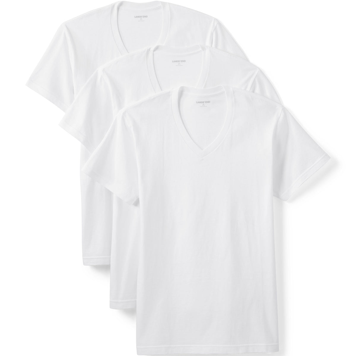 Men's Tall V-Neck Undershirt 3 Pack