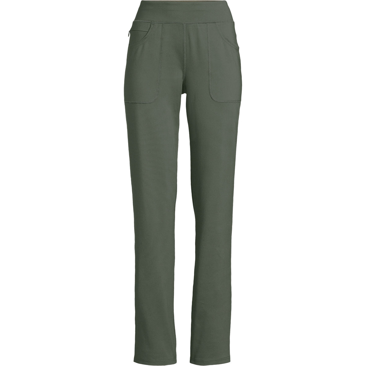 Women's Plus Size Active Hi Impact 5 Pocket High Rise Straight Leg Pants