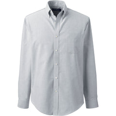 School Uniform Men's Tall Tailored Fit Long Sleeve Buttondown Oxford Dress Shirt