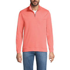 Men's Tall Long Sleeve Travel Kit Pique Quarter Zip