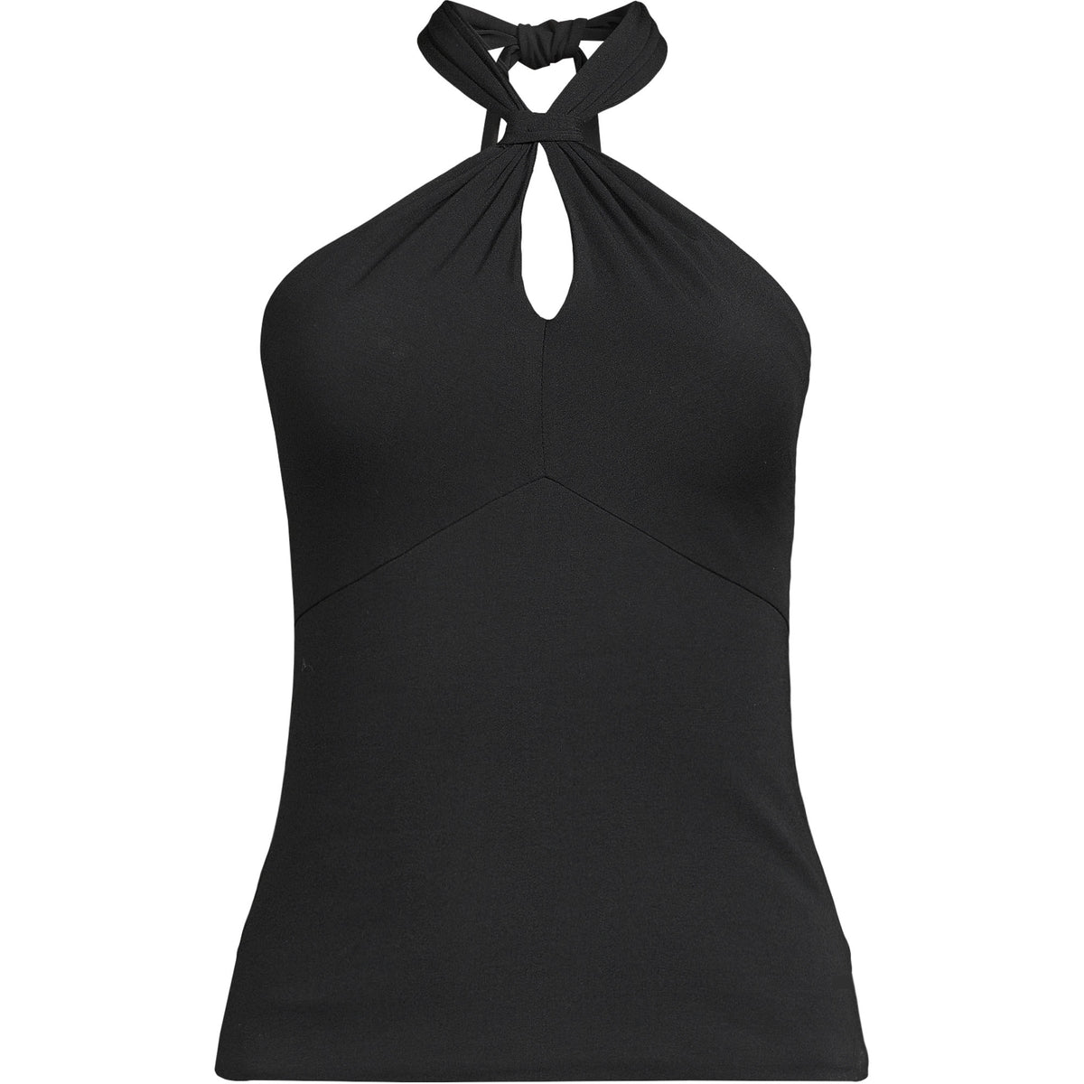 Women's Slender Twist Front Halter Top