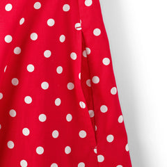 Women's Plus Size Princess Seam Poplin Above the Knee Dress
