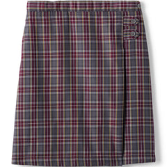 Girls Plaid A-line Skirt Below The Knee