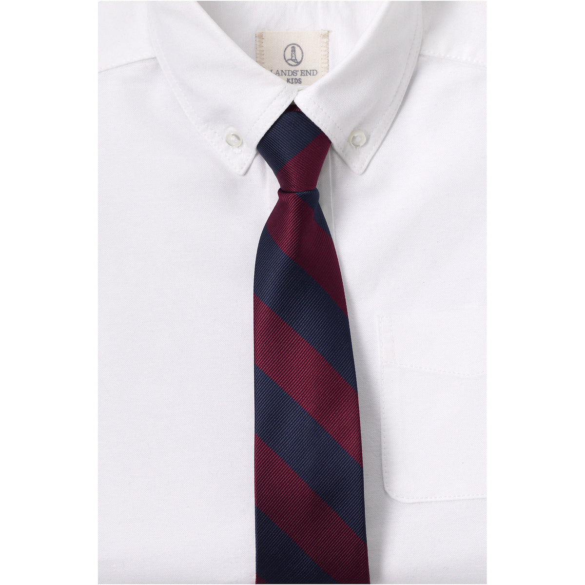 Kids Stripe Pre Tied Tie