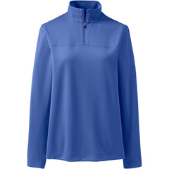 Women's Plus Size Textured Quarter Zip Pullover