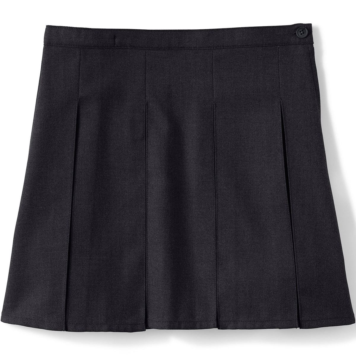 Girls Box Pleat Skirt Top of Knee