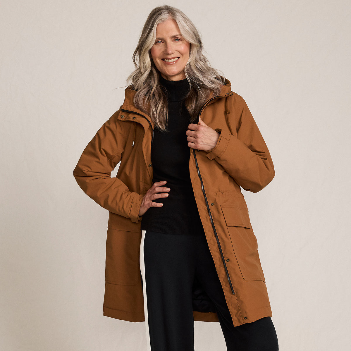 Women's Petite Squall Waterproof Sherpa Lined Hood Parka