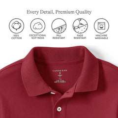 School Uniform Women's Short Sleeve Interlock Polo Shirt