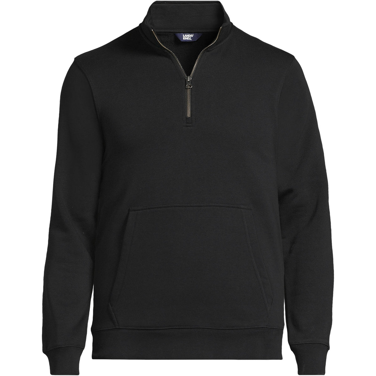 Unisex Long Sleeve Quarter Zip Mock Neck Sweatshirt