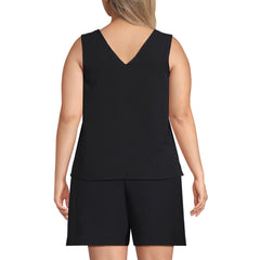 Women's Creaseless Vneck Sleeveless Top