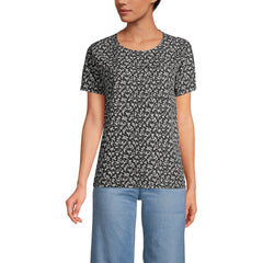 Women's Petite Rayon Short Sleeve Tee