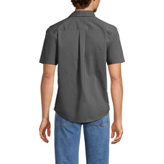 School Uniform Men's Ripstop Short Sleeve Utility Work Shirt