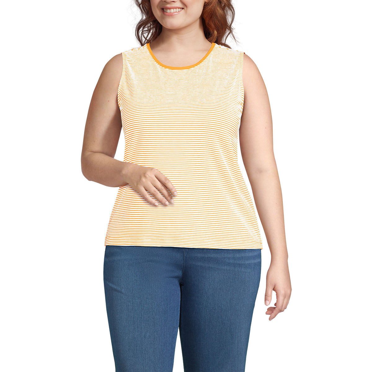 Women's Plus Size Lightweight Jersey Tank Top