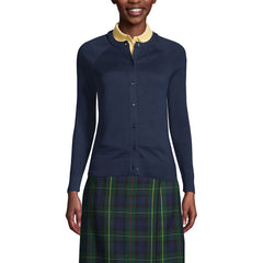 School Uniform Women's Cotton Modal Cardigan Sweater