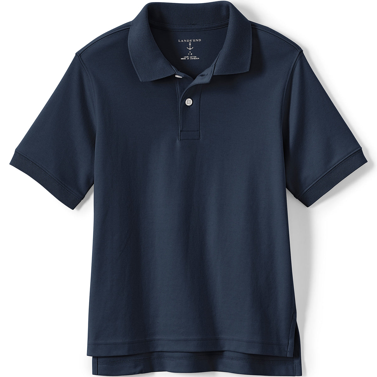 Kids Husky Short Sleeve Interlock Polo Shirt