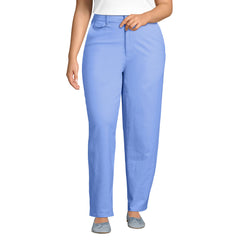 Women's Plus Size Chino High Rise Rail Straight Leg Pants
