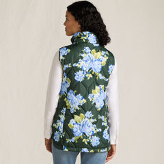 Women's Tall Print FeatherFree Quilted Insulated Vest