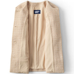 Women's Plus Size Tweed Jacket