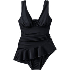 Women's Petite SlenderSuit Grecian Mini Swim Dress