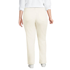 Women's Plus Size Mid Rise Straight Leg Corduroy Pants