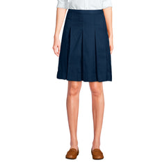 Women's Above the Knee Box Pleat Skirt