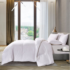 Blue Ridge Home Fashions 1000 Thread Count White Goose Down Supima Cotton Comforter