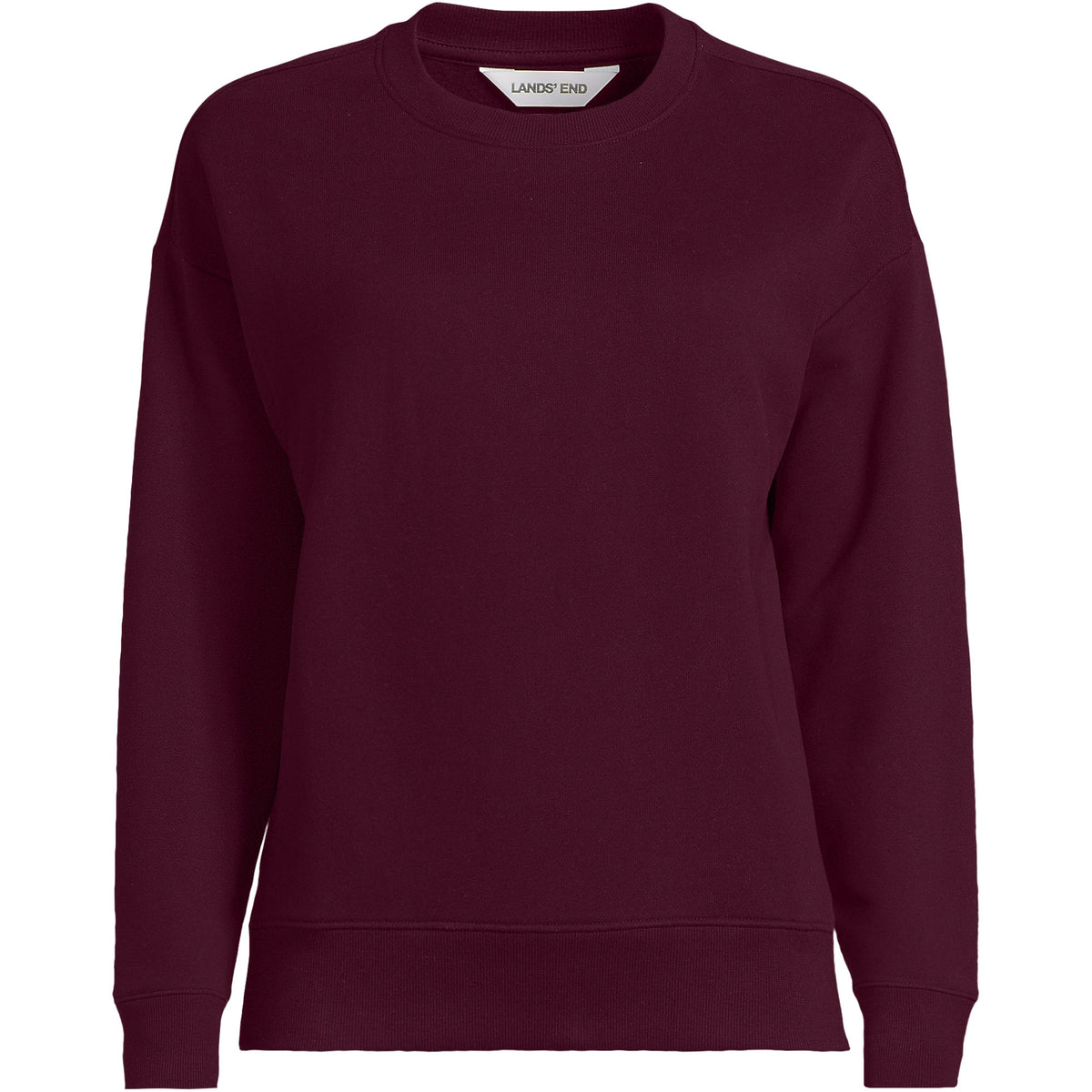 Women's Plus Size Relaxed Serious Sweats Long Sleeve Crewneck Sweatshirt