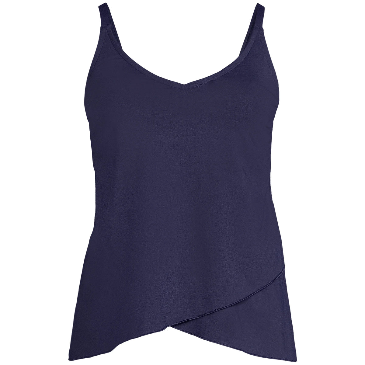 Women's Plus Size Tulip Hem Tankini Top
