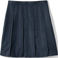 Girls Box Pleat Skirt Below the Knee
