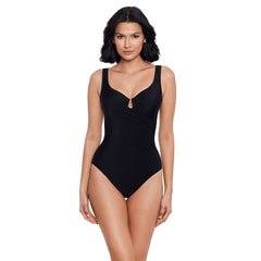 Miraclesuit Women's Must Haves Escape Slimming Underwire One Piece Swimsuit